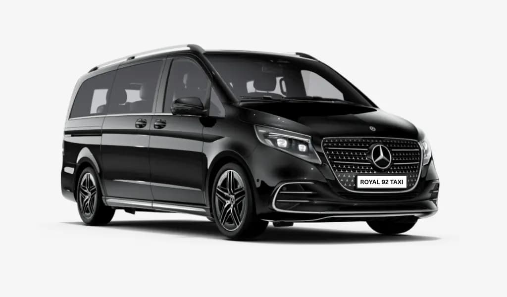 Mercedes V-Class (Kleinbus) – Cab Salzburg Fahrzeug für Bis zu 7 Personen • 7 Gepäckstücke